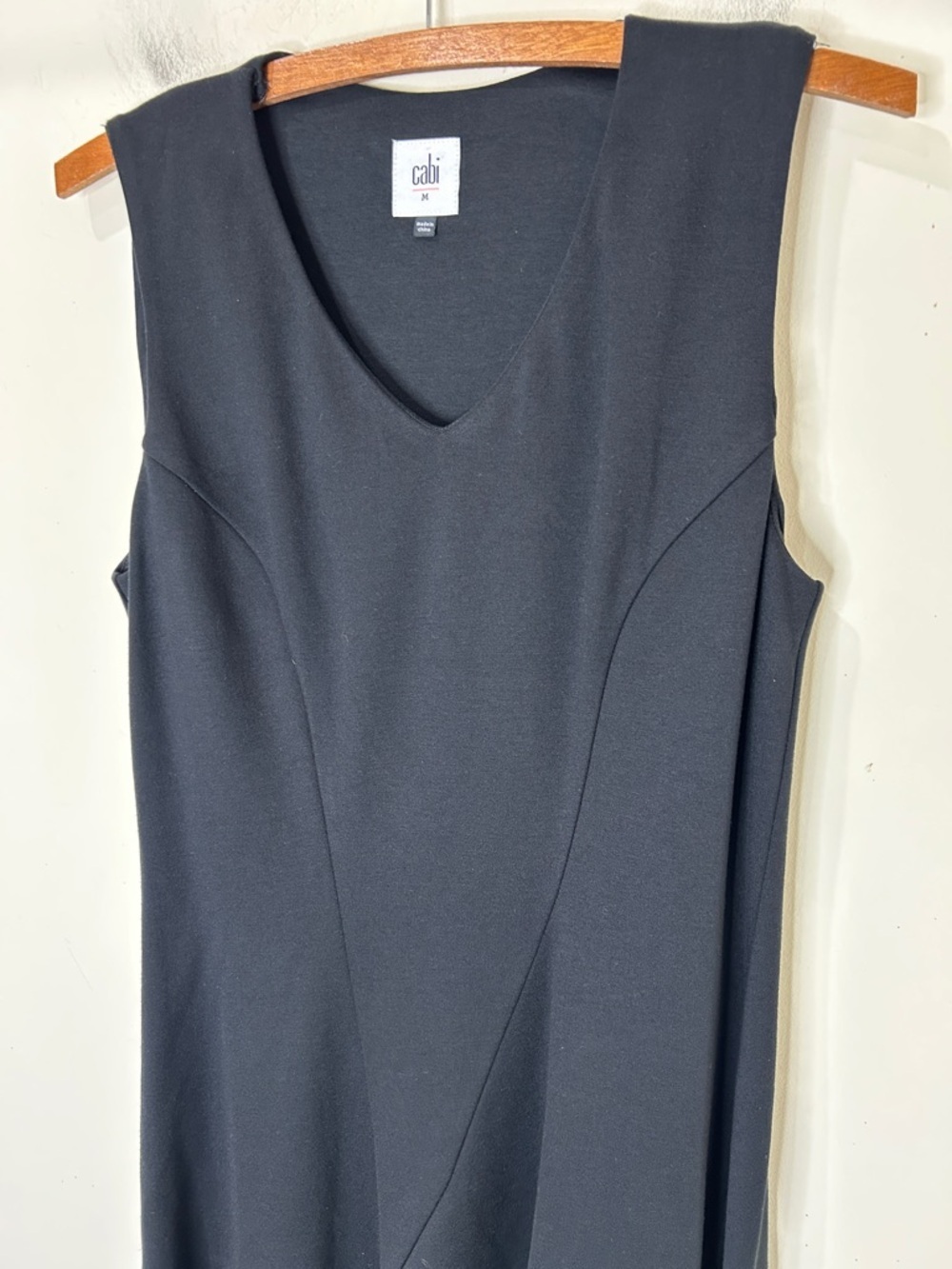 CAbi 3649 Ponte Performance Sleeveless Fit & Flare Dress Black Size Medium - Picture 8 of 13